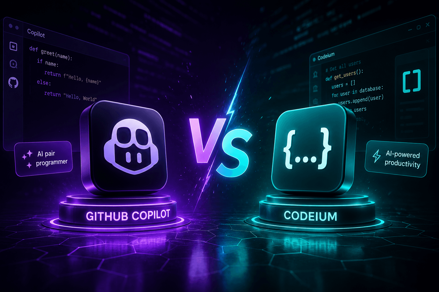 Illustration de l'article : GitHub Copilot vs Codeium : lequel booste vraiment votre code 